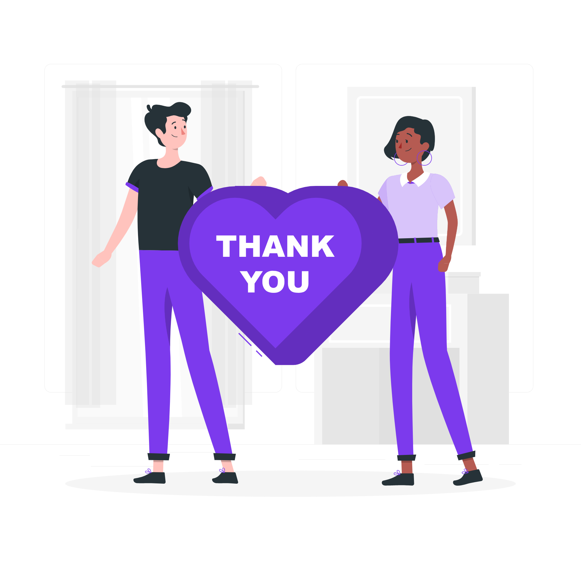 Thank you illustration