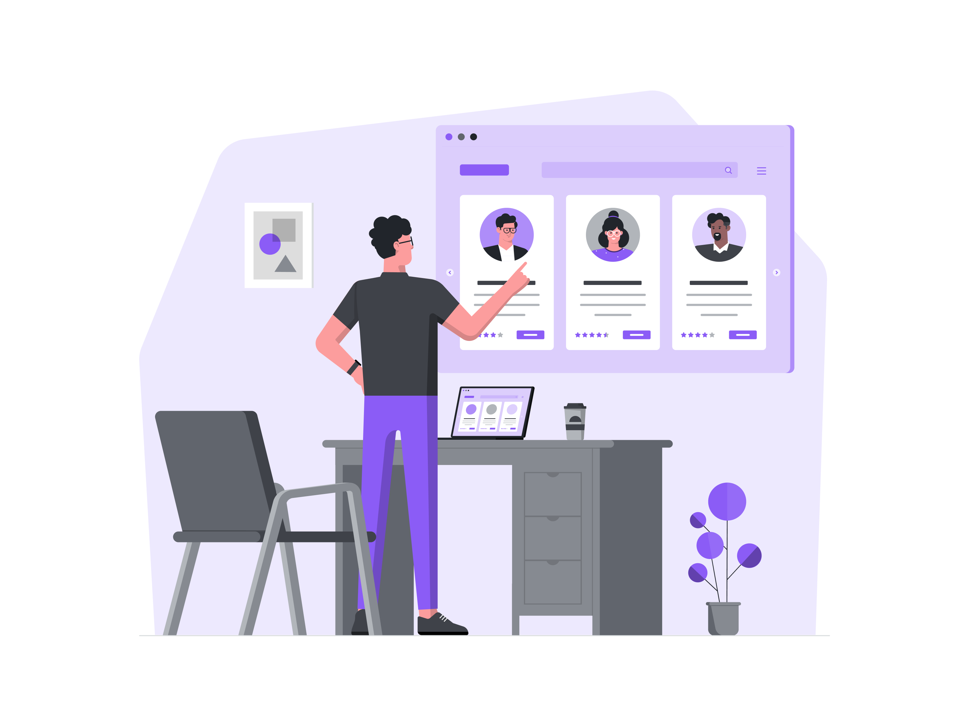 Premium Profiles Illustration
