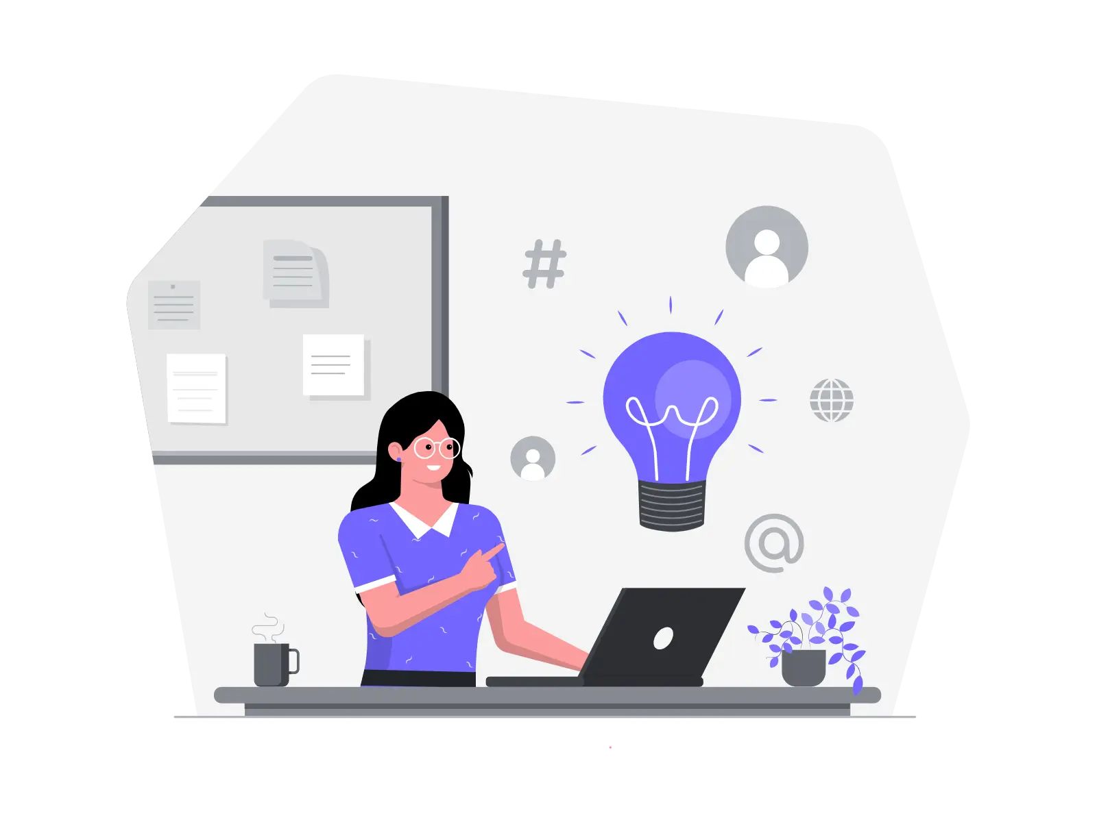 Central Hub Illustration