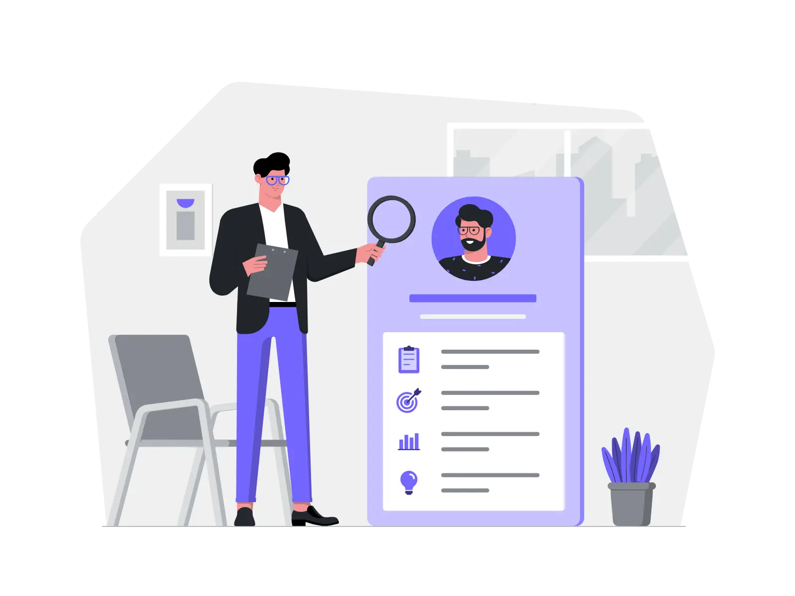 Premium Profiles Illustration